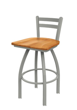 Holland Bar Stool 411 Jackie Low Back Swivel Counter Stool 25" (HBS-411-CounterStool-Wood)