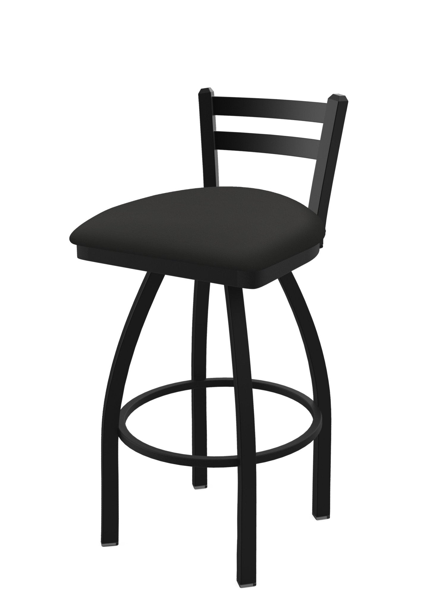 Holland Bar Stool 411 Jackie Low Back Swivel Counter Stool 25" (HBS - 411 - CounterStool - Upholstery) - SchoolOutlet