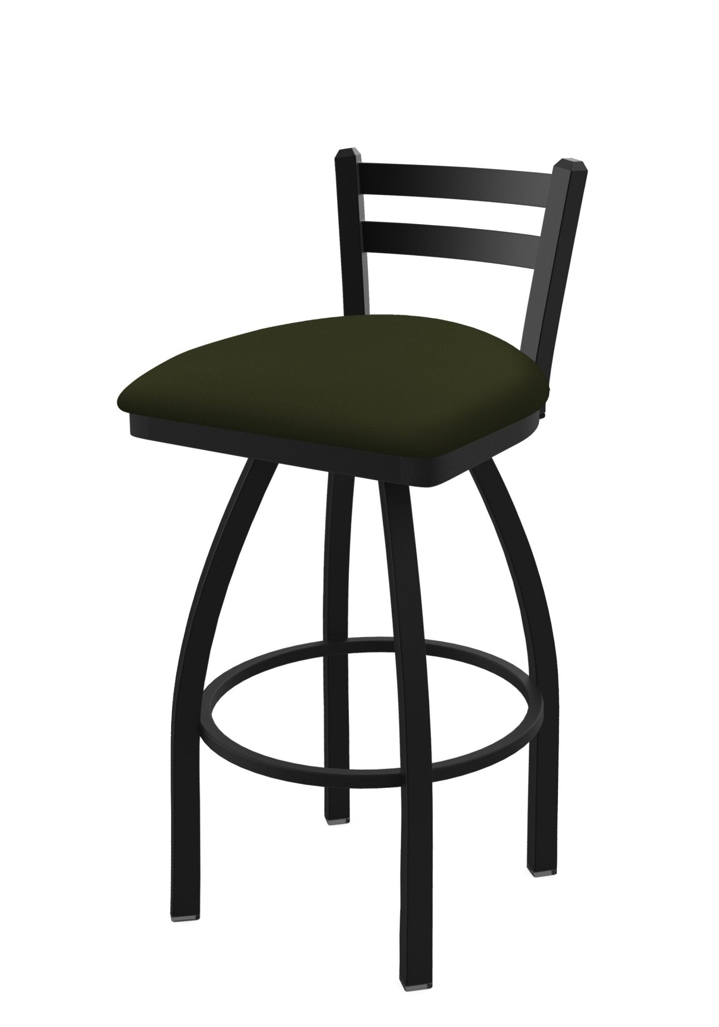 Holland Bar Stool 411 Jackie Low Back Swivel Counter Stool 25" (HBS - 411 - CounterStool - Upholstery) - SchoolOutlet