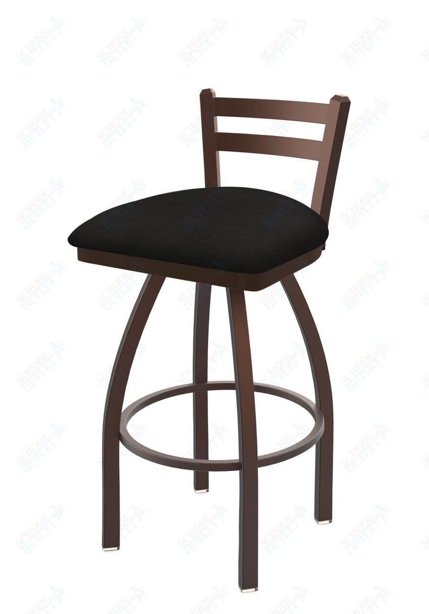 Holland Bar Stool 411 Jackie Low Back Swivel Counter Stool 25" (HBS - 411 - CounterStool - Upholstery) - SchoolOutlet