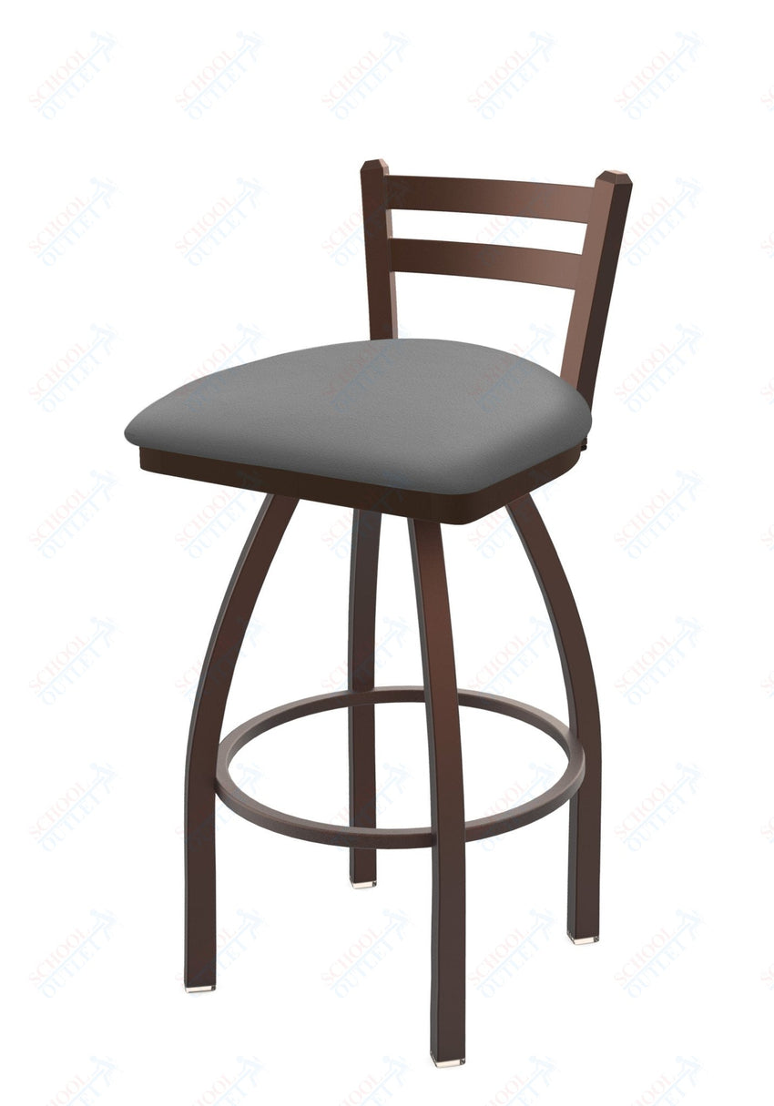 Holland Bar Stool 411 Jackie Low Back Swivel Counter Stool 25" (HBS - 411 - CounterStool - Upholstery) - SchoolOutlet