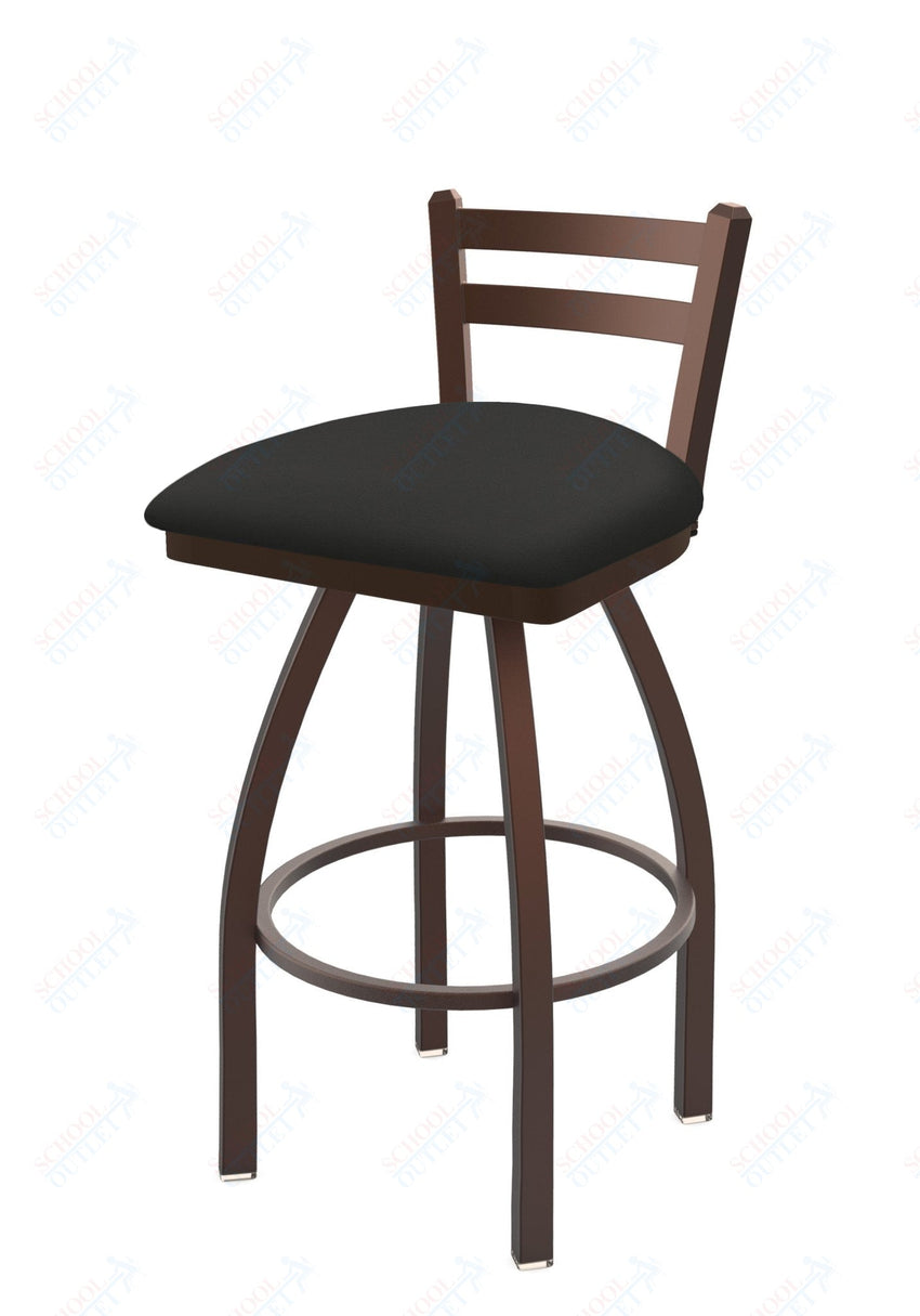Holland Bar Stool 411 Jackie Low Back Swivel Counter Stool 25" (HBS - 411 - CounterStool - Upholstery) - SchoolOutlet