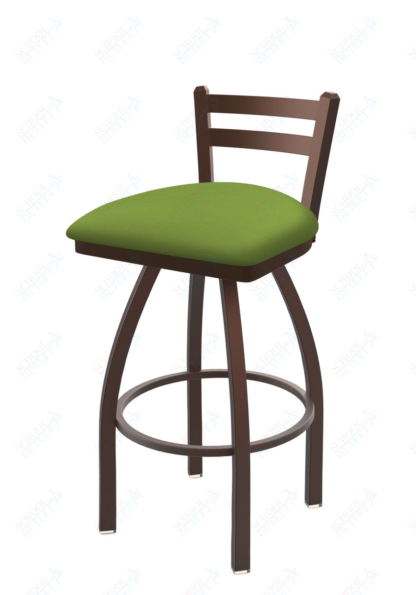 Holland Bar Stool 411 Jackie Low Back Swivel Counter Stool 25" (HBS - 411 - CounterStool - Upholstery) - SchoolOutlet