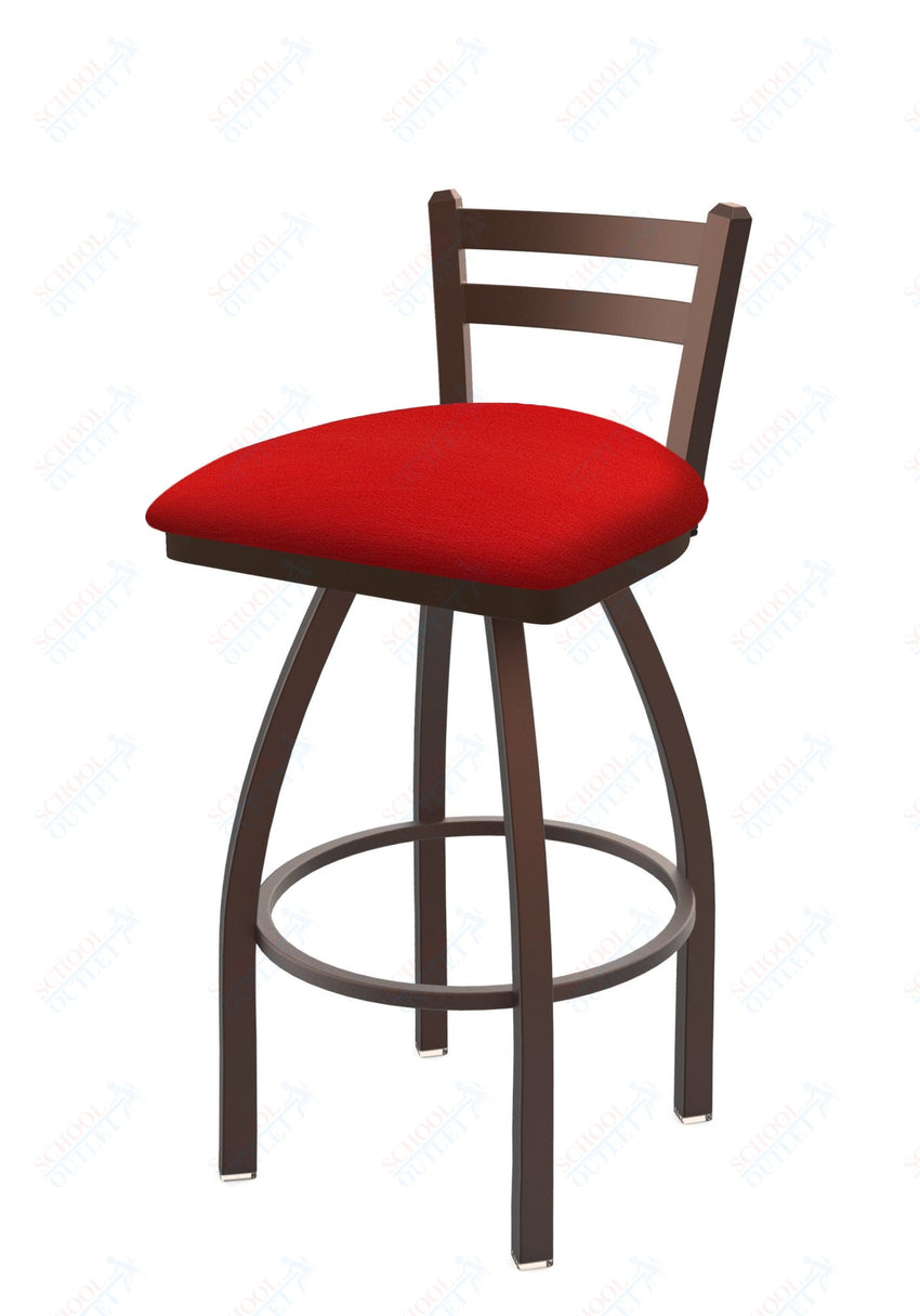 Holland Bar Stool 411 Jackie Low Back Swivel Counter Stool 25" (HBS - 411 - CounterStool - Upholstery) - SchoolOutlet