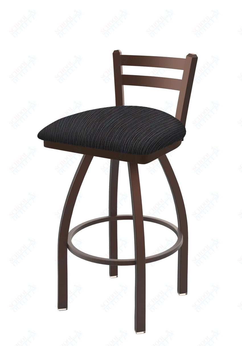 Holland Bar Stool 411 Jackie Low Back Swivel Counter Stool 25" (HBS - 411 - CounterStool - Upholstery) - SchoolOutlet