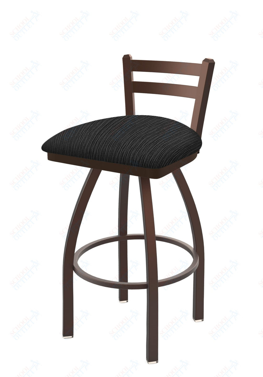 Holland Bar Stool 411 Jackie Low Back Swivel Counter Stool 25" (HBS - 411 - CounterStool - Upholstery) - SchoolOutlet