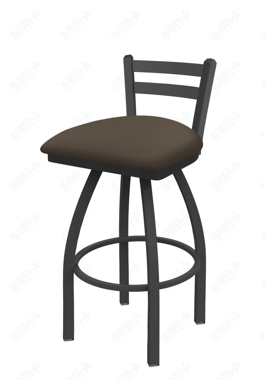 Holland Bar Stool 411 Jackie Low Back Swivel Counter Stool 25" (HBS - 411 - CounterStool - Upholstery) - SchoolOutlet