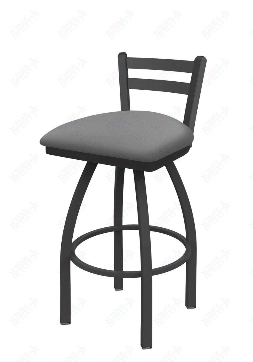 Holland Bar Stool 411 Jackie Low Back Swivel Counter Stool 25" (HBS - 411 - CounterStool - Upholstery) - SchoolOutlet