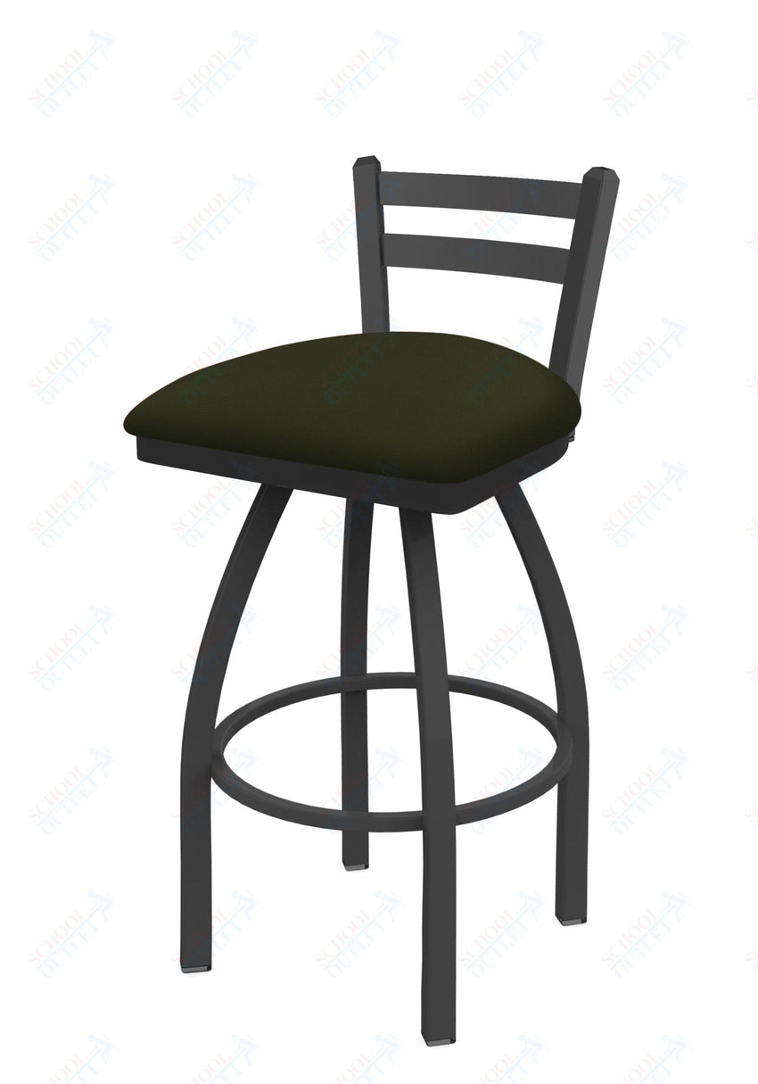 Holland Bar Stool 411 Jackie Low Back Swivel Counter Stool 25" (HBS - 411 - CounterStool - Upholstery) - SchoolOutlet