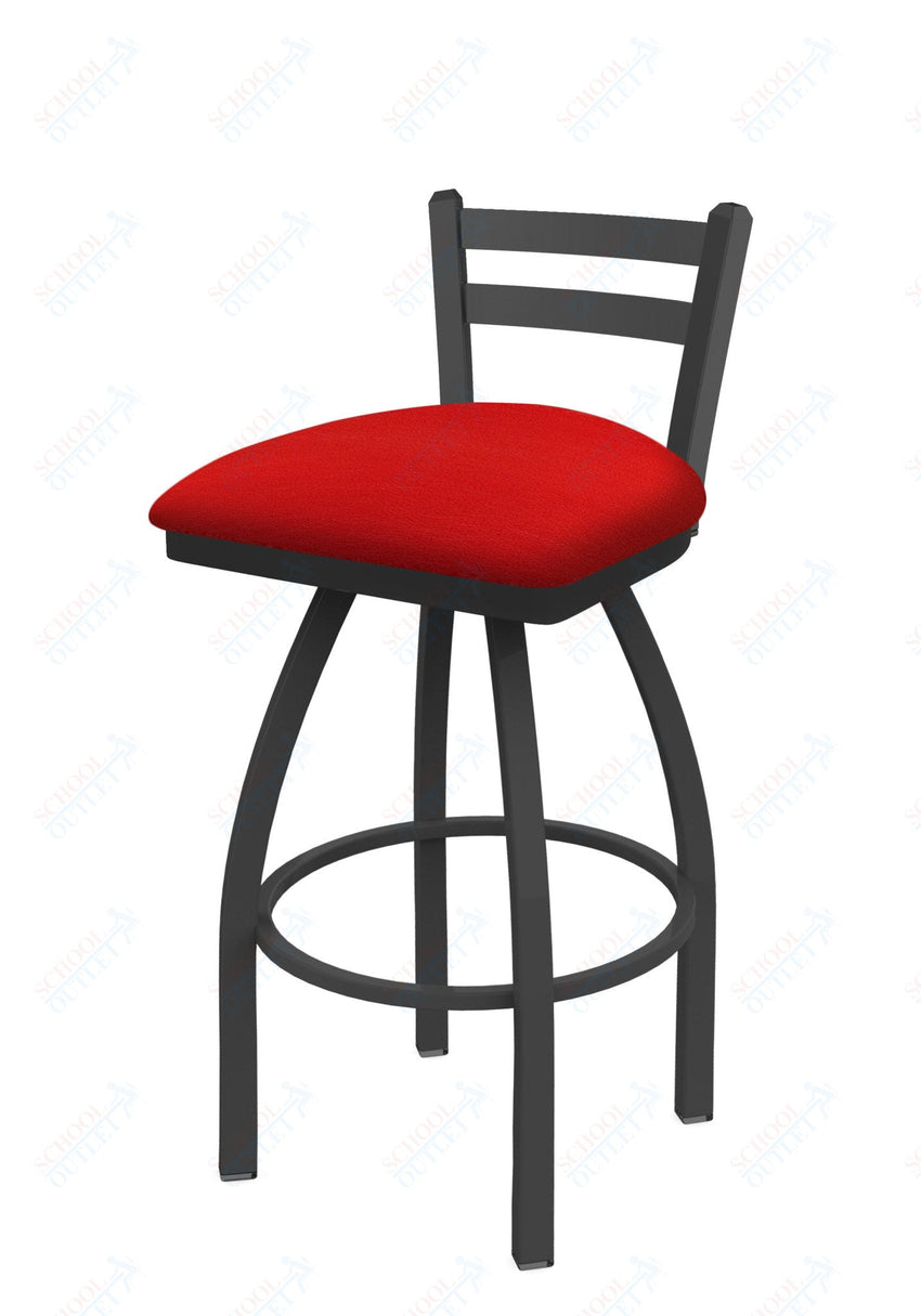 Holland Bar Stool 411 Jackie Low Back Swivel Counter Stool 25" (HBS - 411 - CounterStool - Upholstery) - SchoolOutlet