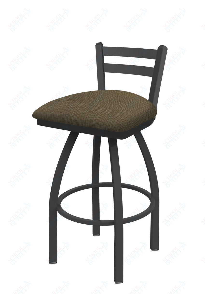 Holland Bar Stool 411 Jackie Low Back Swivel Counter Stool 25" (HBS - 411 - CounterStool - Upholstery) - SchoolOutlet