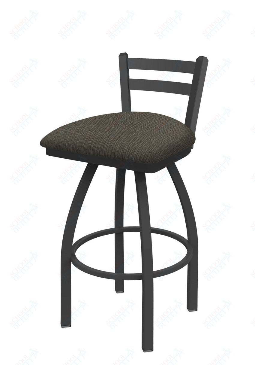 Holland Bar Stool 411 Jackie Low Back Swivel Counter Stool 25" (HBS - 411 - CounterStool - Upholstery) - SchoolOutlet