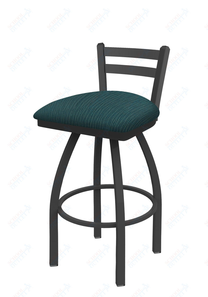 Holland Bar Stool 411 Jackie Low Back Swivel Counter Stool 25" (HBS - 411 - CounterStool - Upholstery) - SchoolOutlet
