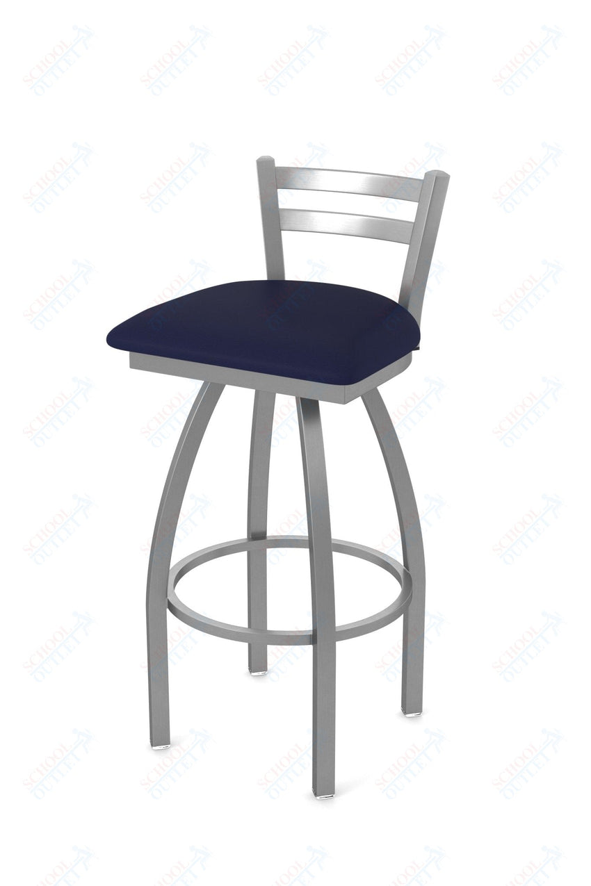 Holland Bar Stool 411 Jackie Low Back Swivel Counter Stool 25" (HBS - 411 - CounterStool - Upholstery) - SchoolOutlet
