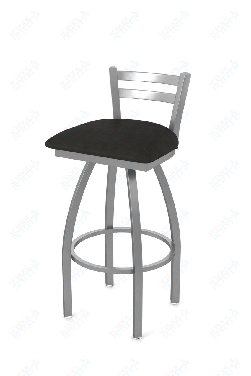 Holland Bar Stool 411 Jackie Low Back Swivel Counter Stool 25" (HBS - 411 - CounterStool - Upholstery) - SchoolOutlet