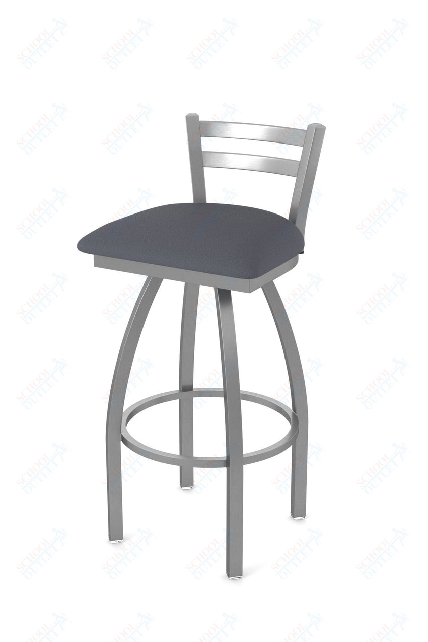 Holland Bar Stool 411 Jackie Low Back Swivel Counter Stool 25" (HBS - 411 - CounterStool - Upholstery) - SchoolOutlet