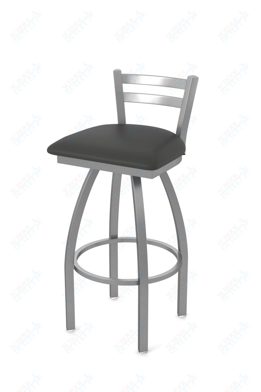 Holland Bar Stool 411 Jackie Low Back Swivel Counter Stool 25" (HBS - 411 - CounterStool - Upholstery) - SchoolOutlet