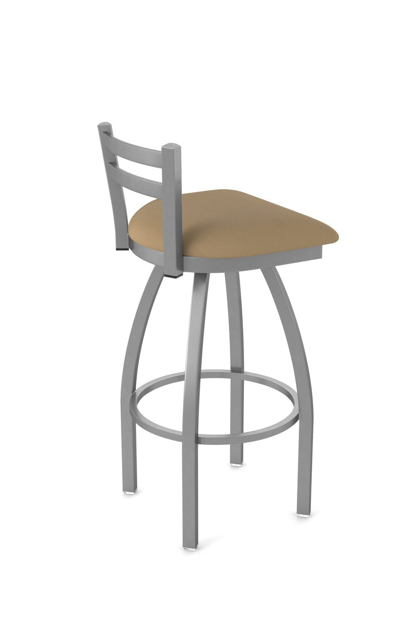 Holland Bar Stool 411 Jackie Low Back Swivel Counter Stool 25" (HBS - 411 - CounterStool - Upholstery) - SchoolOutlet