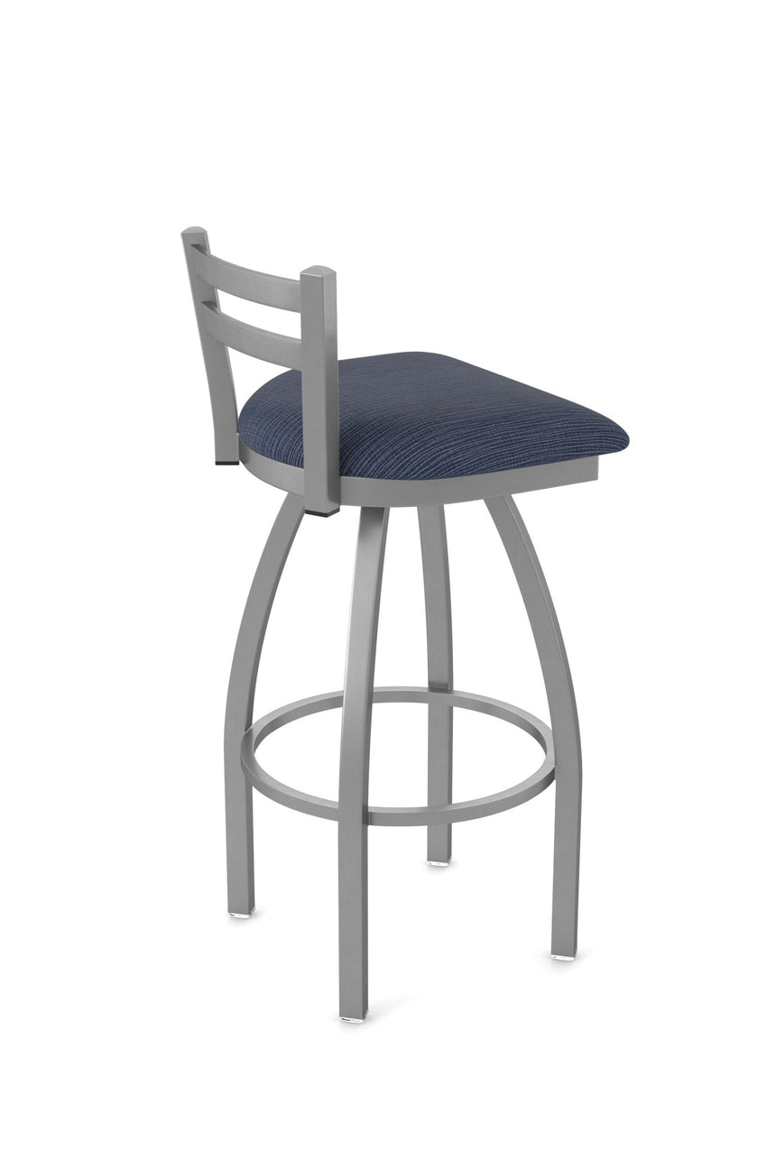 Holland Bar Stool 411 Jackie Low Back Swivel Counter Stool 25" (HBS - 411 - CounterStool - Upholstery) - SchoolOutlet