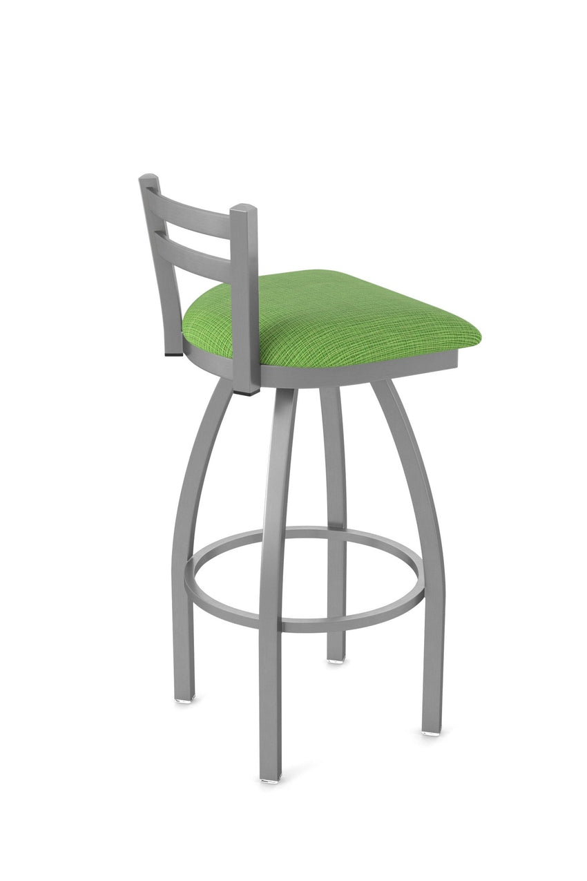 Holland Bar Stool 411 Jackie Low Back Swivel Counter Stool 25" (HBS - 411 - CounterStool - Upholstery) - SchoolOutlet