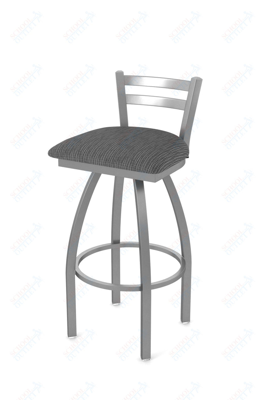 Holland Bar Stool 411 Jackie Low Back Swivel Counter Stool 25" (HBS - 411 - CounterStool - Upholstery) - SchoolOutlet