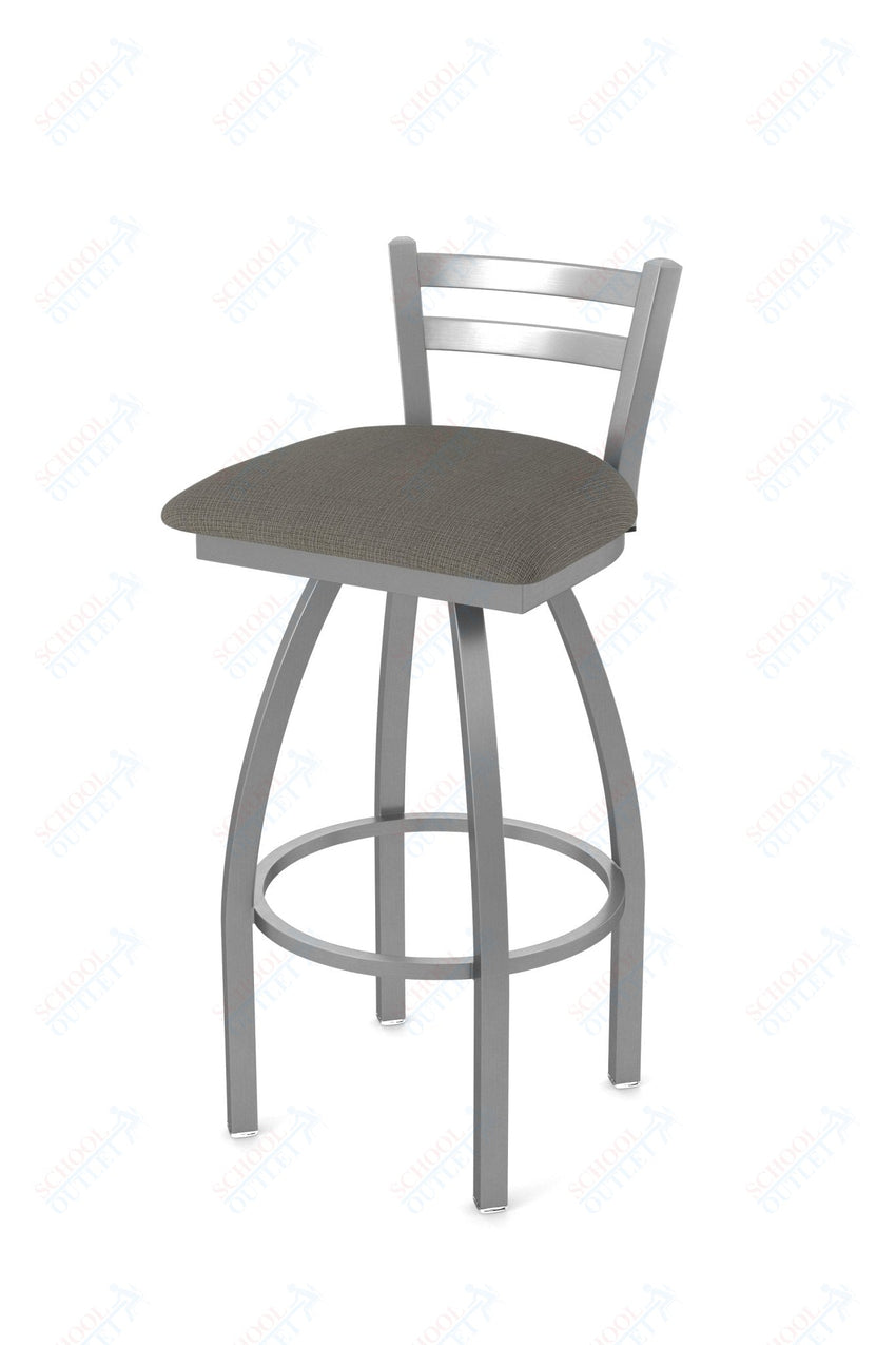 Holland Bar Stool 411 Jackie Low Back Swivel Counter Stool 25" (HBS - 411 - CounterStool - Upholstery) - SchoolOutlet