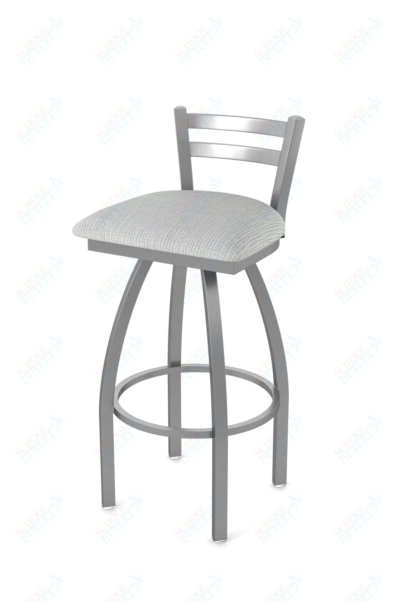 Holland Bar Stool 411 Jackie Low Back Swivel Counter Stool 25" (HBS - 411 - CounterStool - Upholstery) - SchoolOutlet