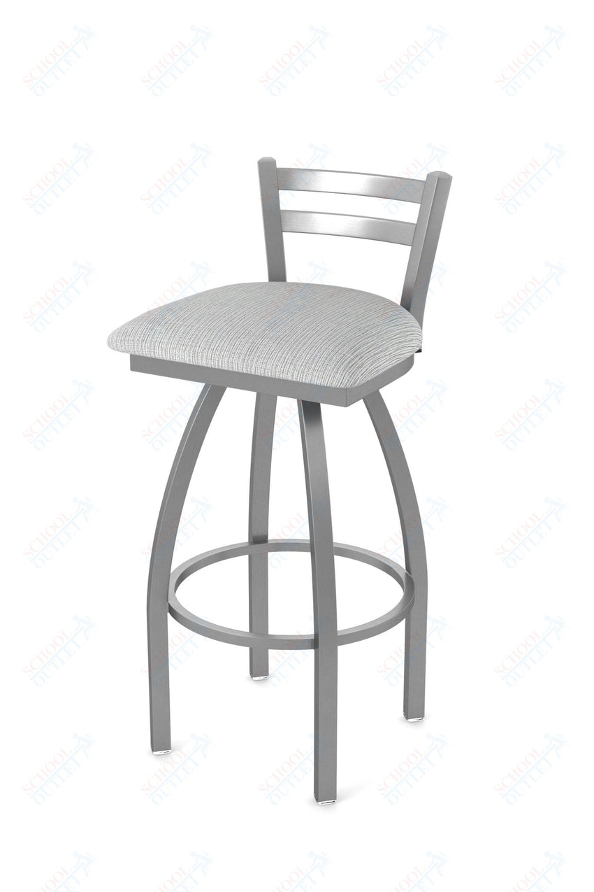 Holland Bar Stool 411 Jackie Low Back Swivel Counter Stool 25" (HBS - 411 - CounterStool - Upholstery) - SchoolOutlet