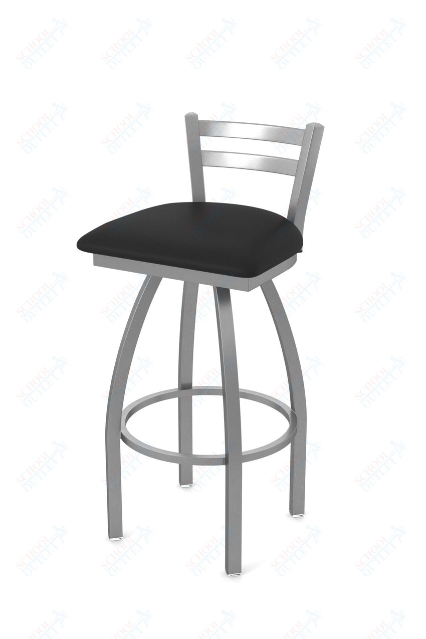 Holland Bar Stool 411 Jackie Low Back Swivel Counter Stool 25" (HBS - 411 - CounterStool - Upholstery) - SchoolOutlet