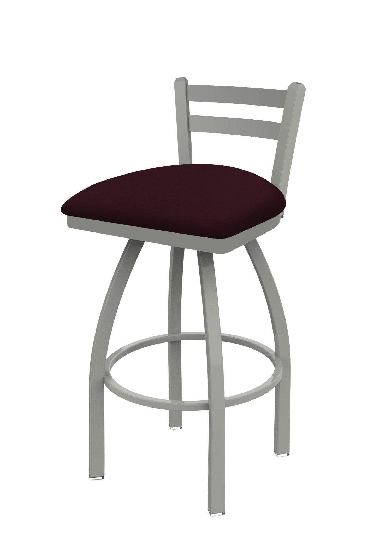 Holland Bar Stool 411 Jackie Low Back Swivel Bar Stool Upholstered Seat 30"H (HBS - 411 - BS - UP) - SchoolOutlet