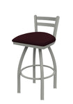 Holland Bar Stool 411 Jackie Low Back Swivel Bar Stool Upholstered Seat 30