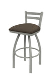 Holland Bar Stool 411 Jackie Low Back Swivel Bar Stool Upholstered Seat 30