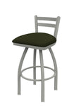 Holland Bar Stool 411 Jackie Low Back Swivel Bar Stool Upholstered Seat 30