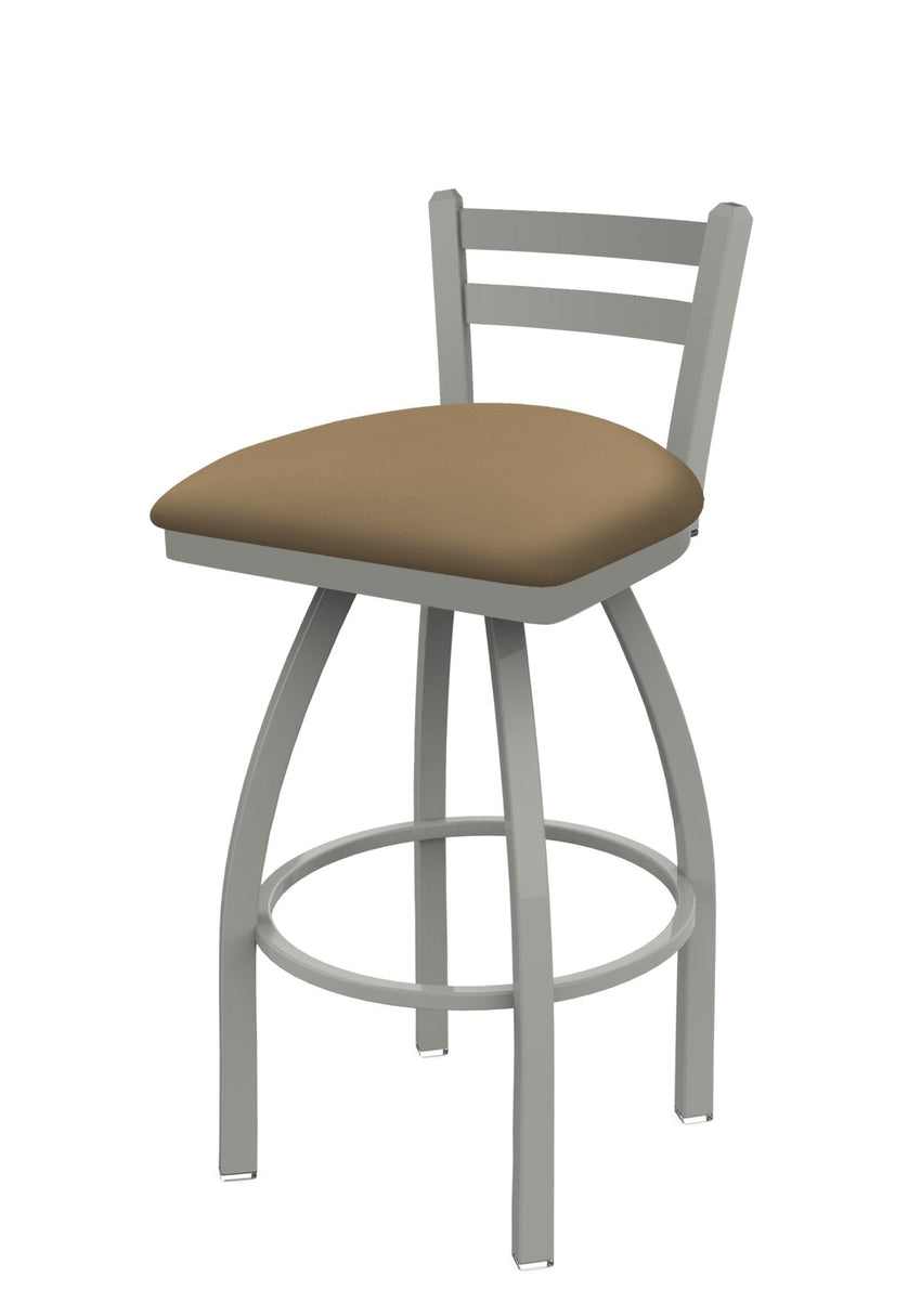 Holland Bar Stool 411 Jackie Low Back Swivel Bar Stool Upholstered Seat 30"H (HBS - 411 - BS - UP) - SchoolOutlet