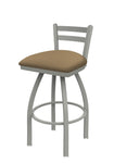 Holland Bar Stool 411 Jackie Low Back Swivel Bar Stool Upholstered Seat 30