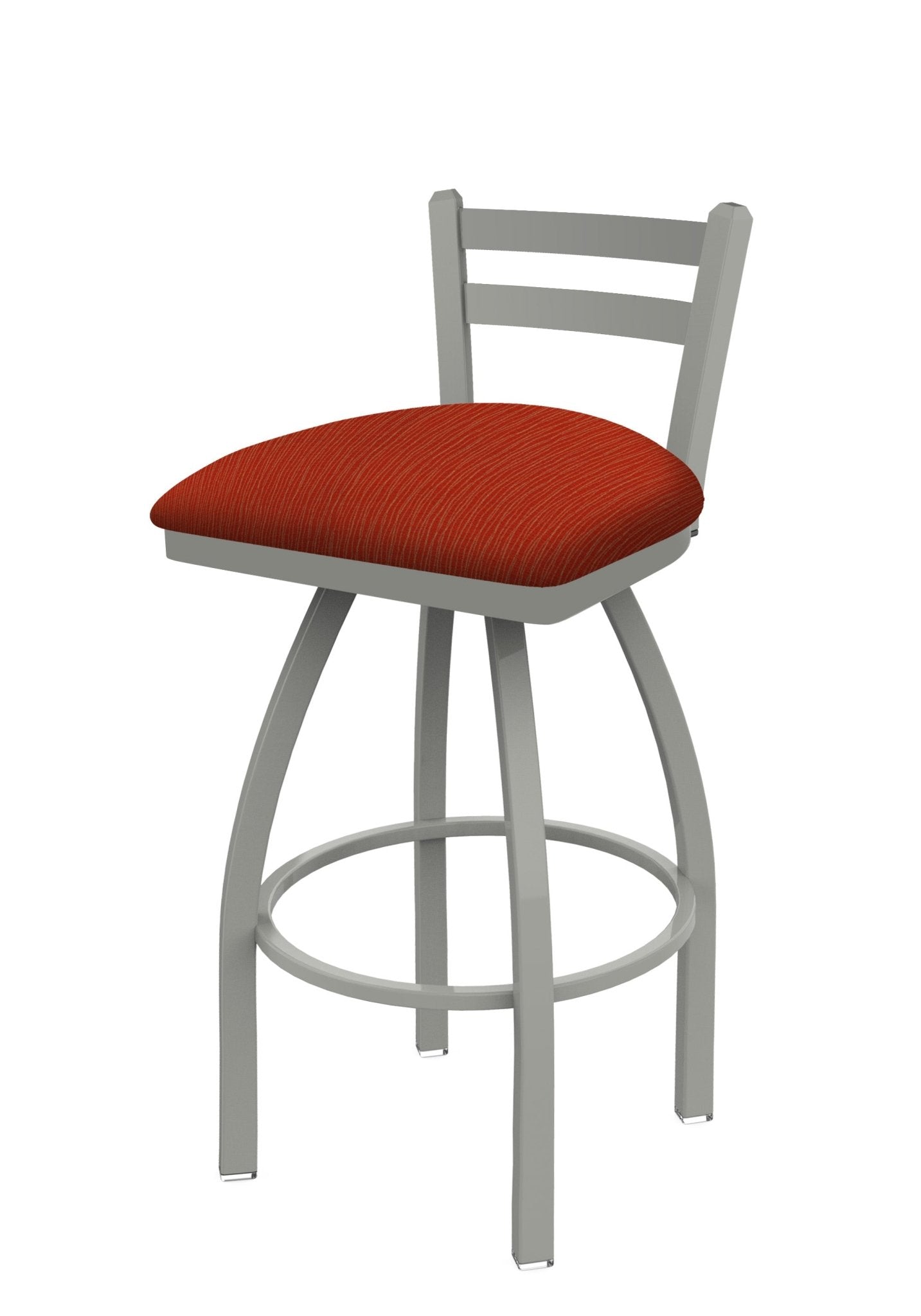 Holland Bar Stool 411 Jackie Low Back Swivel Bar Stool Upholstered Seat 30"H (HBS - 411 - BS - UP) - SchoolOutlet