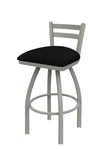 Holland Bar Stool 411 Jackie Low Back Swivel Bar Stool Upholstered Seat 30