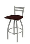 Holland Bar Stool 411 Jackie Low Back Swivel Bar Stool Wooden Seat 30