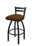 Holland Bar Stool 411 Jackie Low Back Swivel Bar Stool Upholstered Seat 30