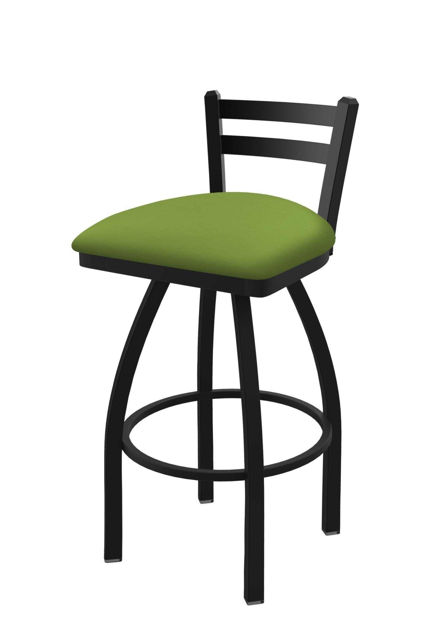 Holland Bar Stool 411 Jackie Low Back Swivel Bar Stool Upholstered Seat 30"H (HBS - 411 - BS - UP) - SchoolOutlet