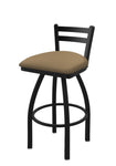Holland Bar Stool 411 Jackie Low Back Swivel Bar Stool Upholstered Seat 30