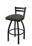 Holland Bar Stool 411 Jackie Low Back Swivel Bar Stool Upholstered Seat 30