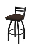 Holland Bar Stool 411 Jackie Low Back Swivel Bar Stool Upholstered Seat 30