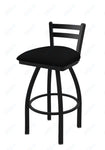 Holland Bar Stool 411 Jackie Low Back Swivel Bar Stool Upholstered Seat 30