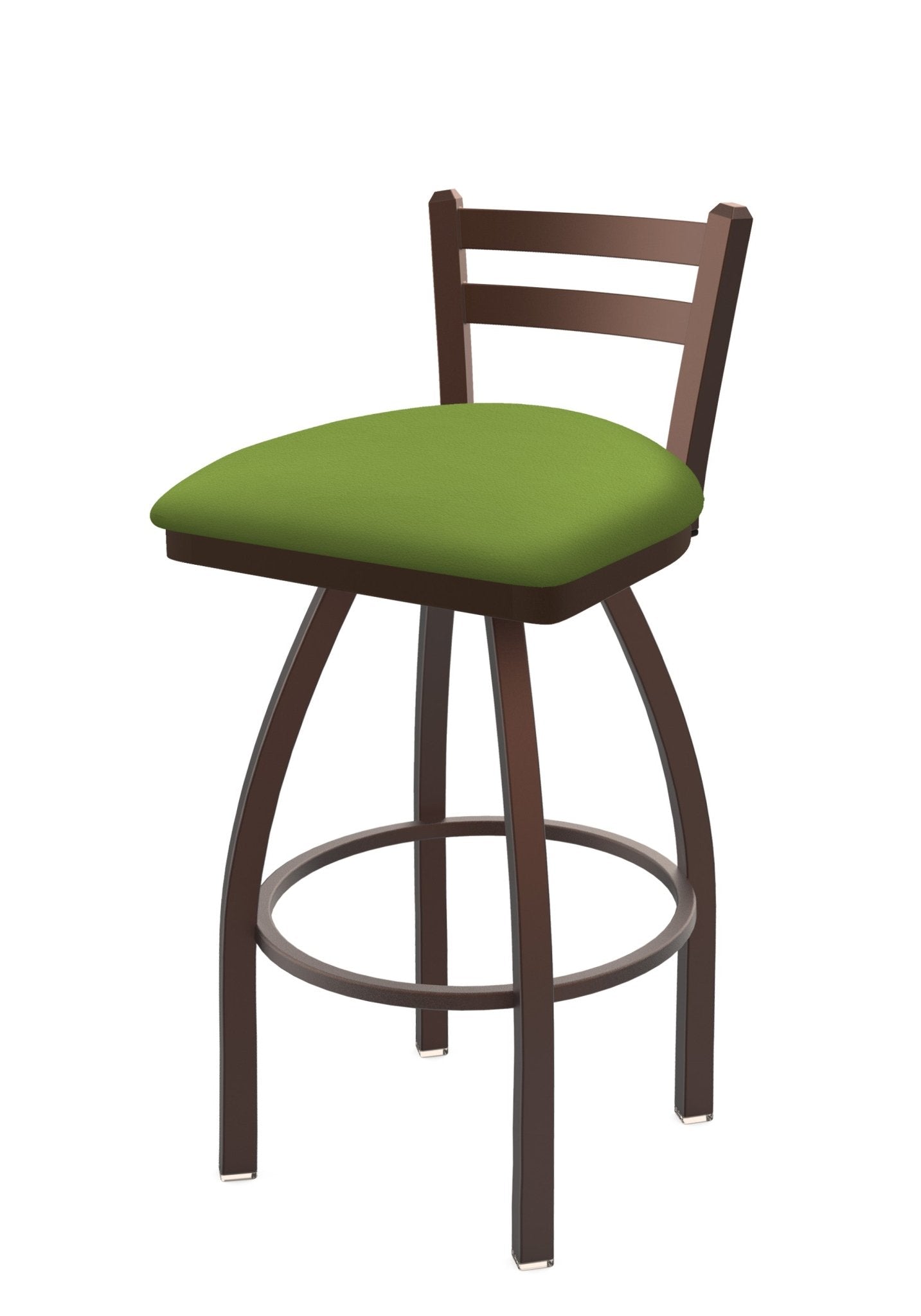 Holland Bar Stool 411 Jackie Low Back Swivel Bar Stool Upholstered Seat 30"H (HBS - 411 - BS - UP) - SchoolOutlet