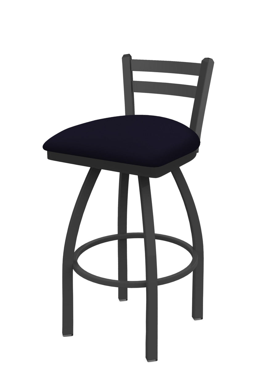 Holland Bar Stool 411 Jackie Low Back Swivel Bar Stool Upholstered Seat 30"H (HBS - 411 - BS - UP) - SchoolOutlet