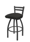 Holland Bar Stool 411 Jackie Low Back Swivel Bar Stool Upholstered Seat 30