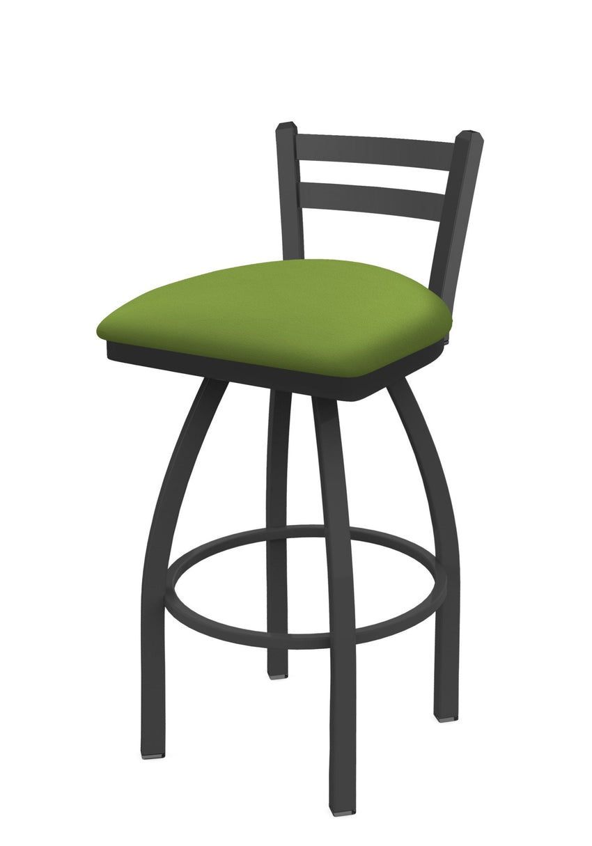 Holland Bar Stool 411 Jackie Low Back Swivel Bar Stool Upholstered Seat 30"H (HBS - 411 - BS - UP) - SchoolOutlet