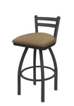 Holland Bar Stool 411 Jackie Low Back Swivel Bar Stool Upholstered Seat 30