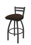 Holland Bar Stool 411 Jackie Low Back Swivel Bar Stool Upholstered Seat 30
